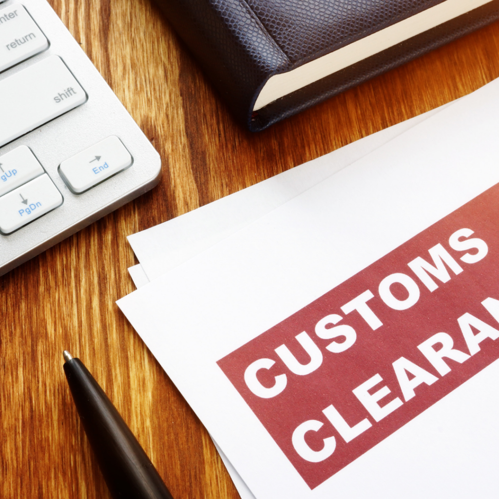 Customs stop search hold